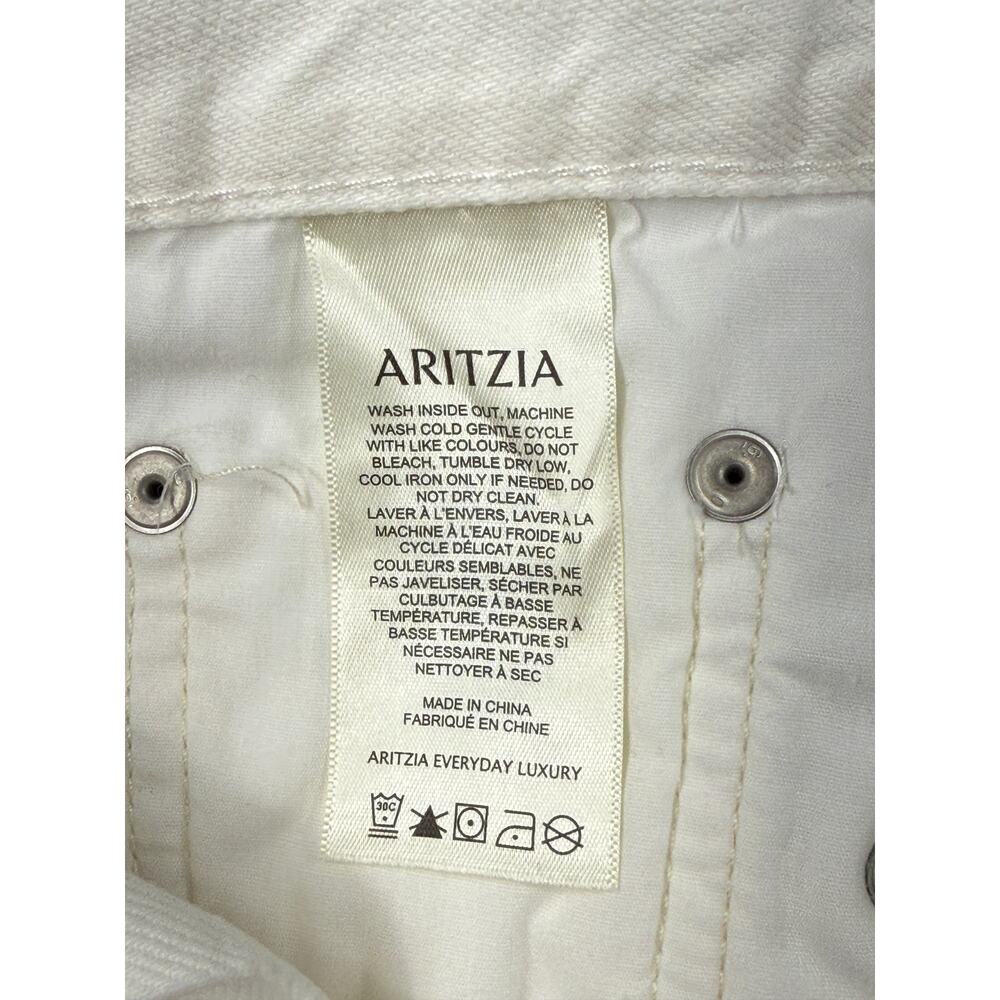 Denim Forum The '90s Vintage Cut-Off Shorts Sz 26 from Aritzia white high rise - Picture 13 of 16